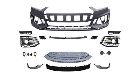 AUDI A5 2012-2015 IÇIN UYUMLU RS5 2017+ FACELIFT ON TAMPON &amp; PANJUR SET